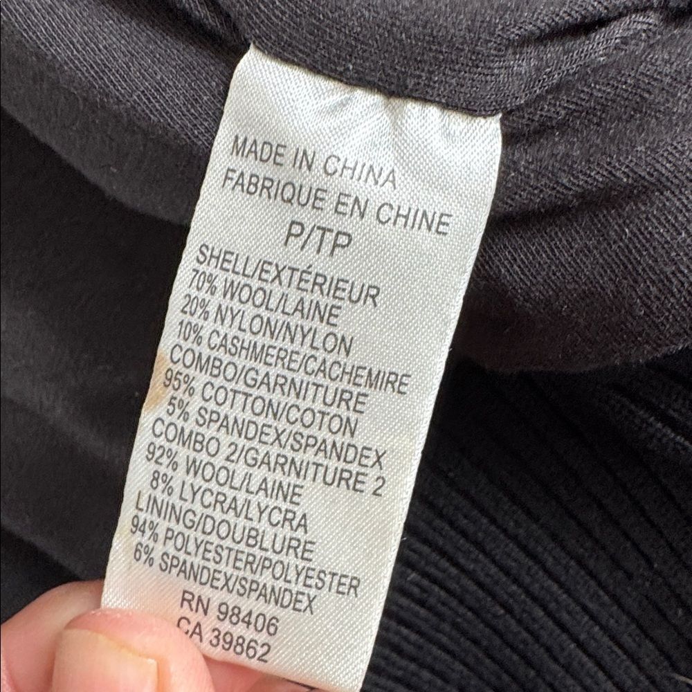 Theory Louina Amazing Wool Cashmere Zip Jacket Size P - Picture 5 of 7